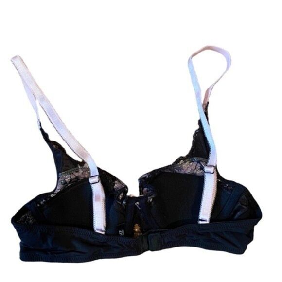 Adore Me 32B Black/ Sweet Lilac Push-up Bra NWT - Picture 4 of 8